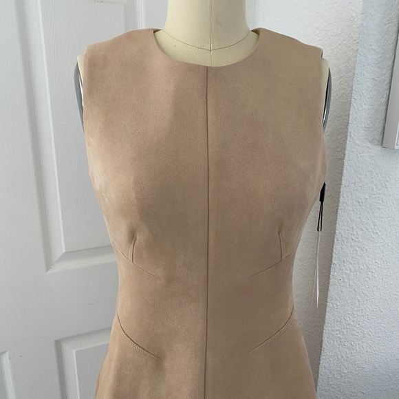 Calvin Klein Suede A-Line Dress - Picture 4 of 7